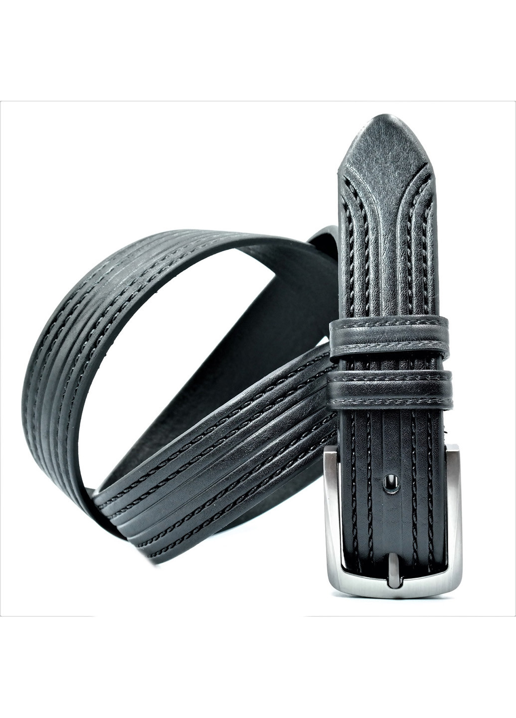 Чоловік шкіряний ремінь 115-125 см Weatro (210342130)