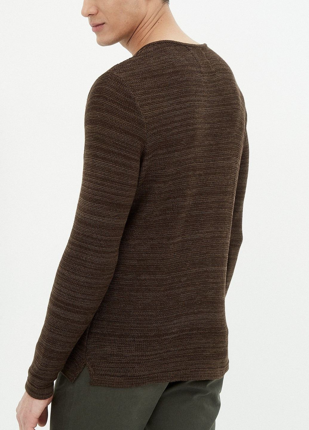 Коричневый демисезонный пуловер джемпер KOTON