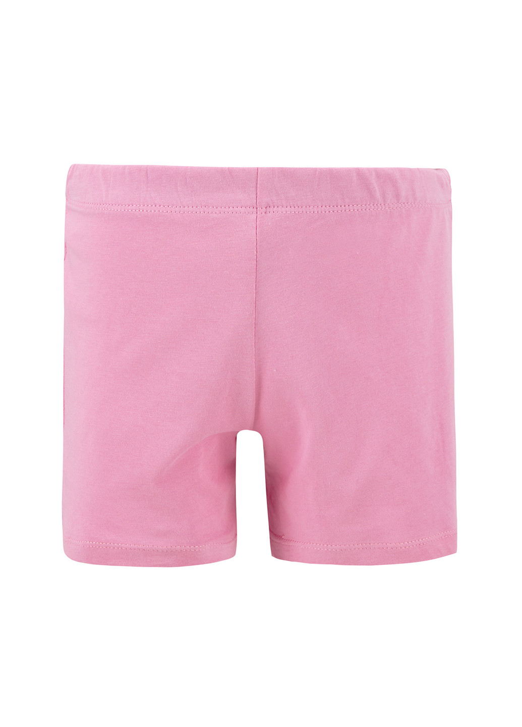 Рожева всесезон піжама футболка + шорти DeFacto