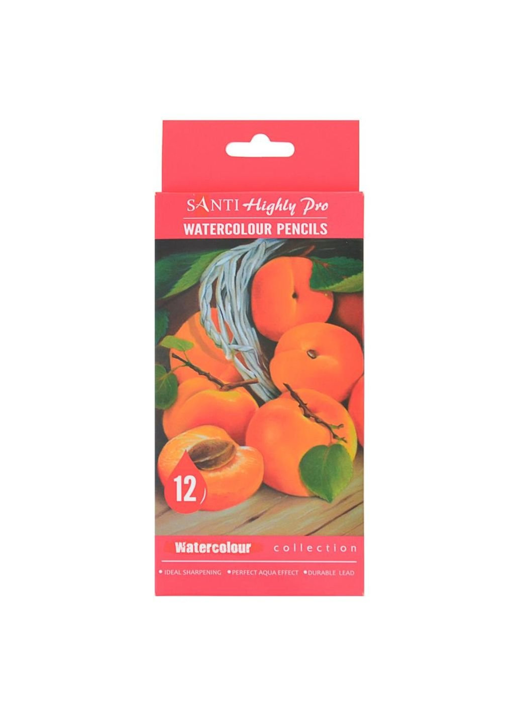 Олівці кольорові Highly Pro 12 шт акварельні (742383) Santi (254067995)