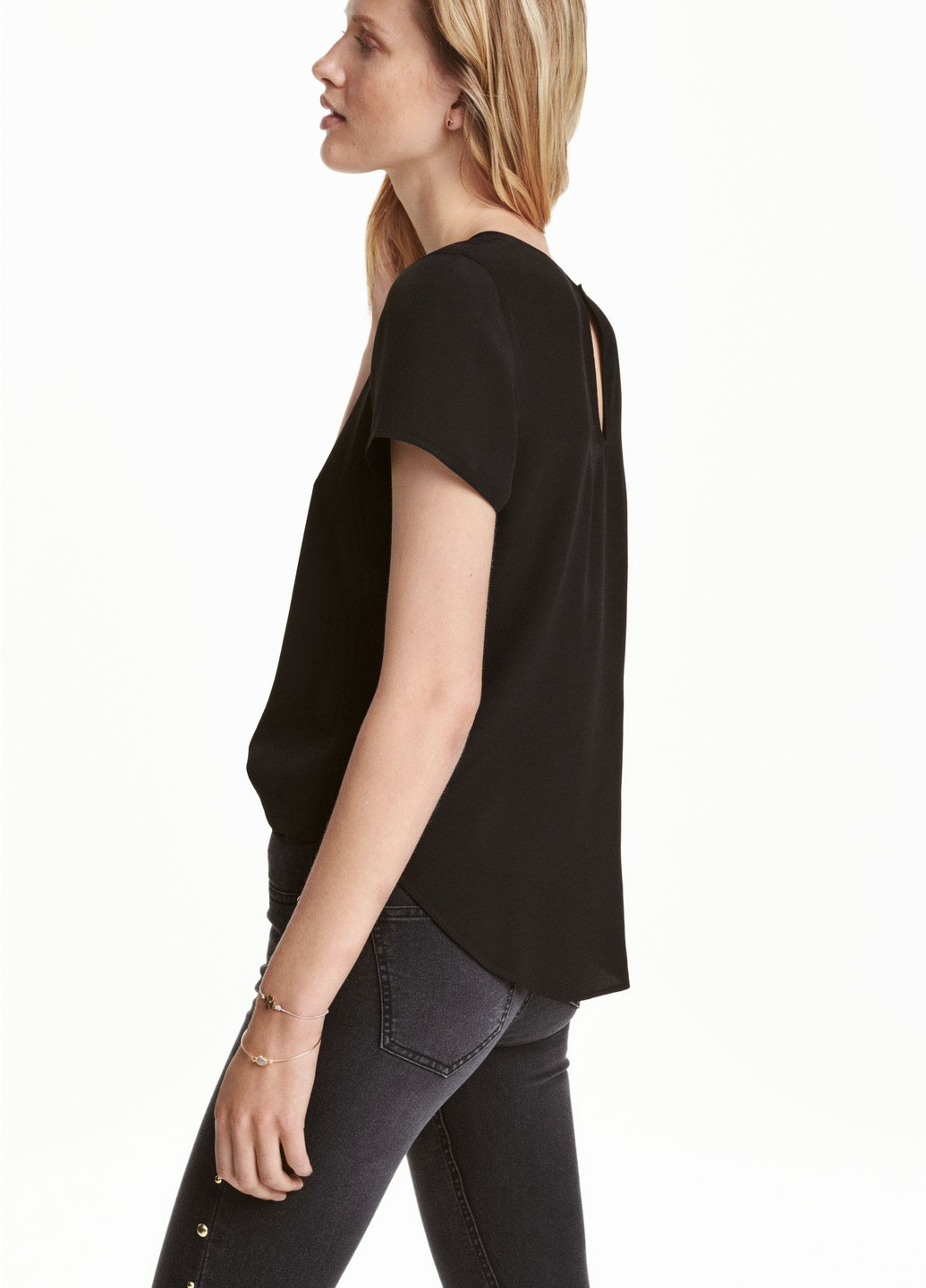 Чёрная блуза H&M