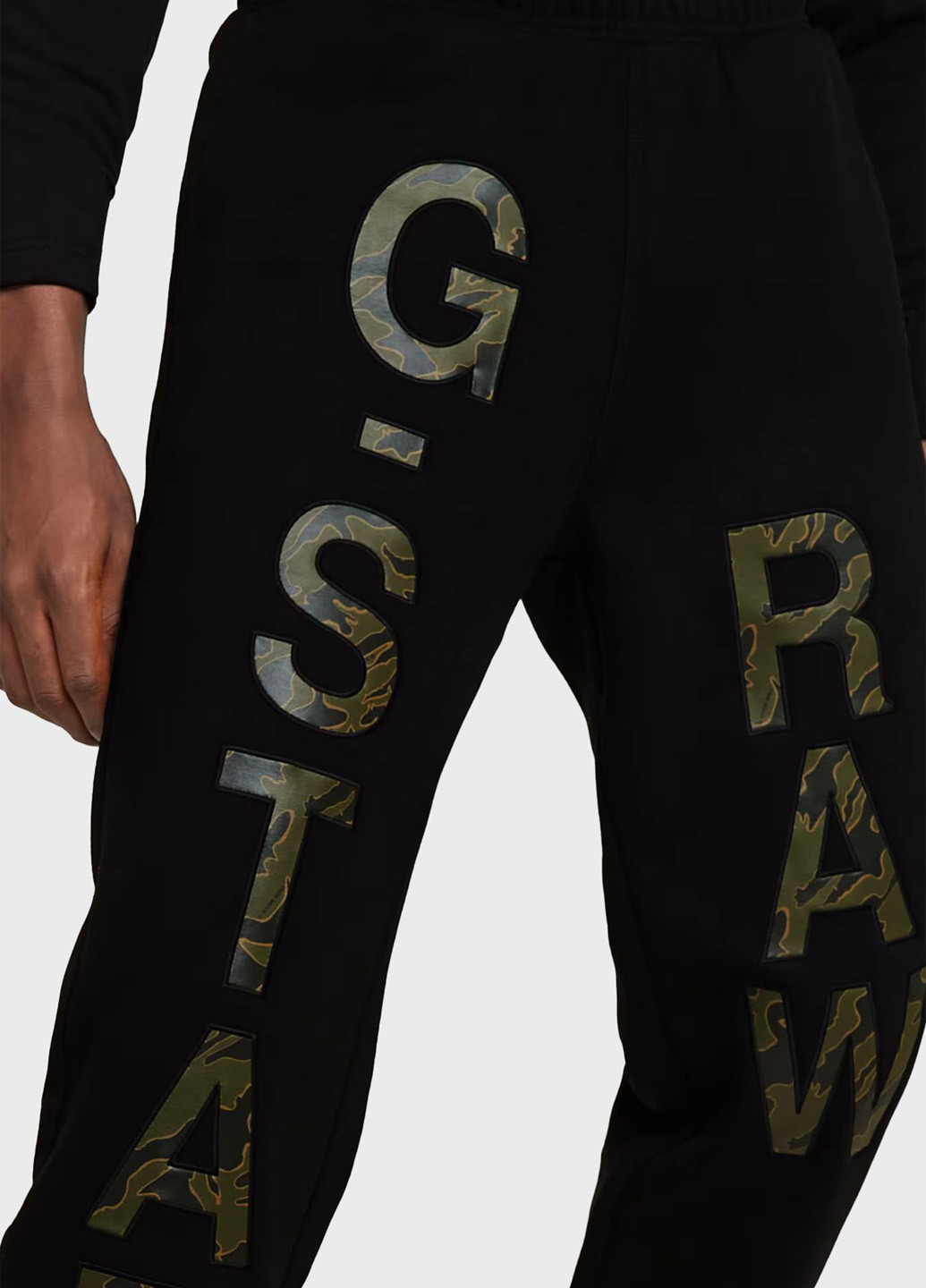 Черные спортивные, кэжуал демисезонные джоггеры брюки G-Star Raw