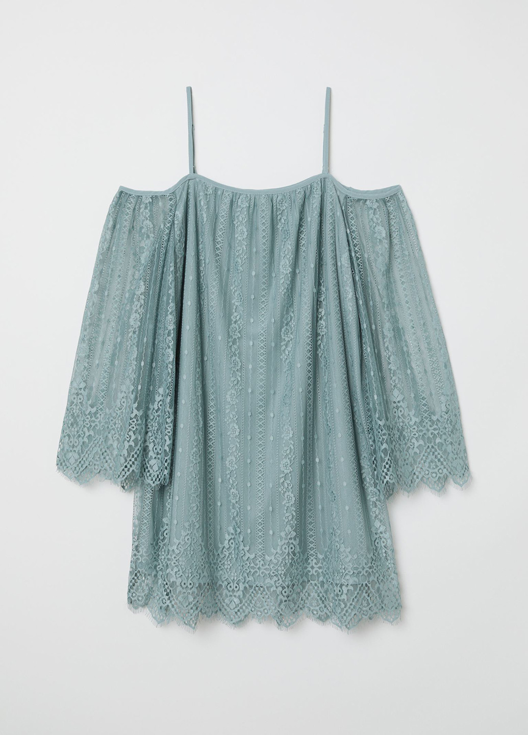 Светло-бирюзовая летняя блуза H&M