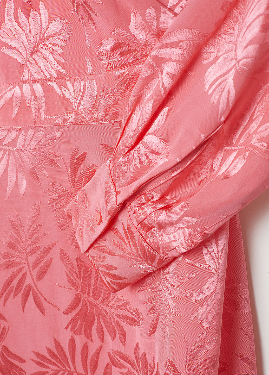 Рожева кежуал сукня на запах H&M з квітковим принтом