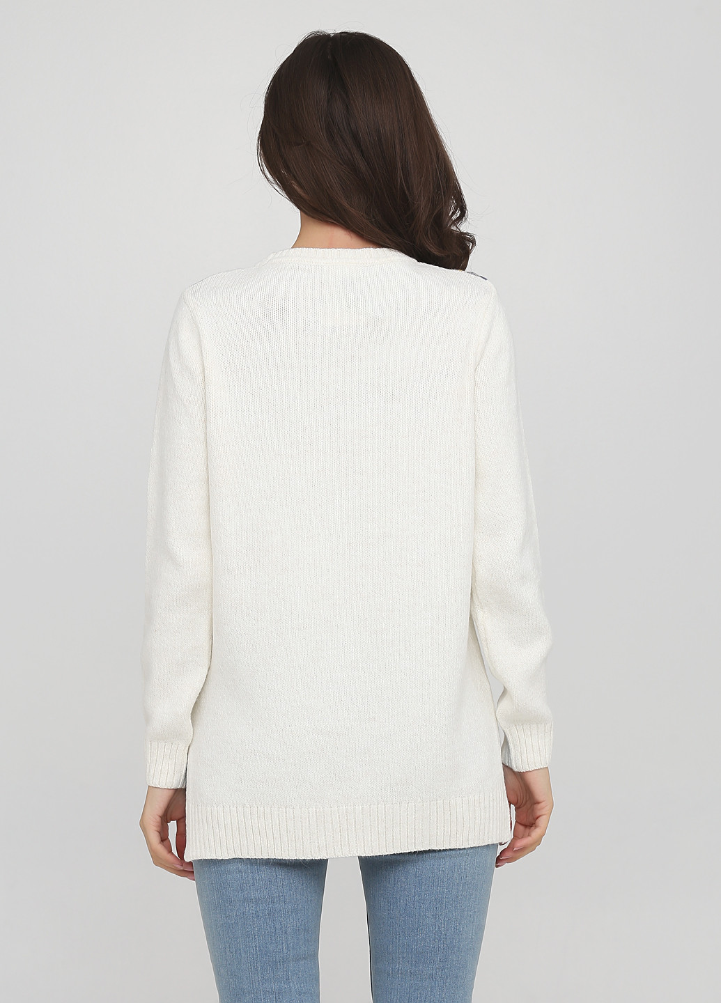 Молочный демисезонный пуловер пуловер U.S. Polo Assn.
