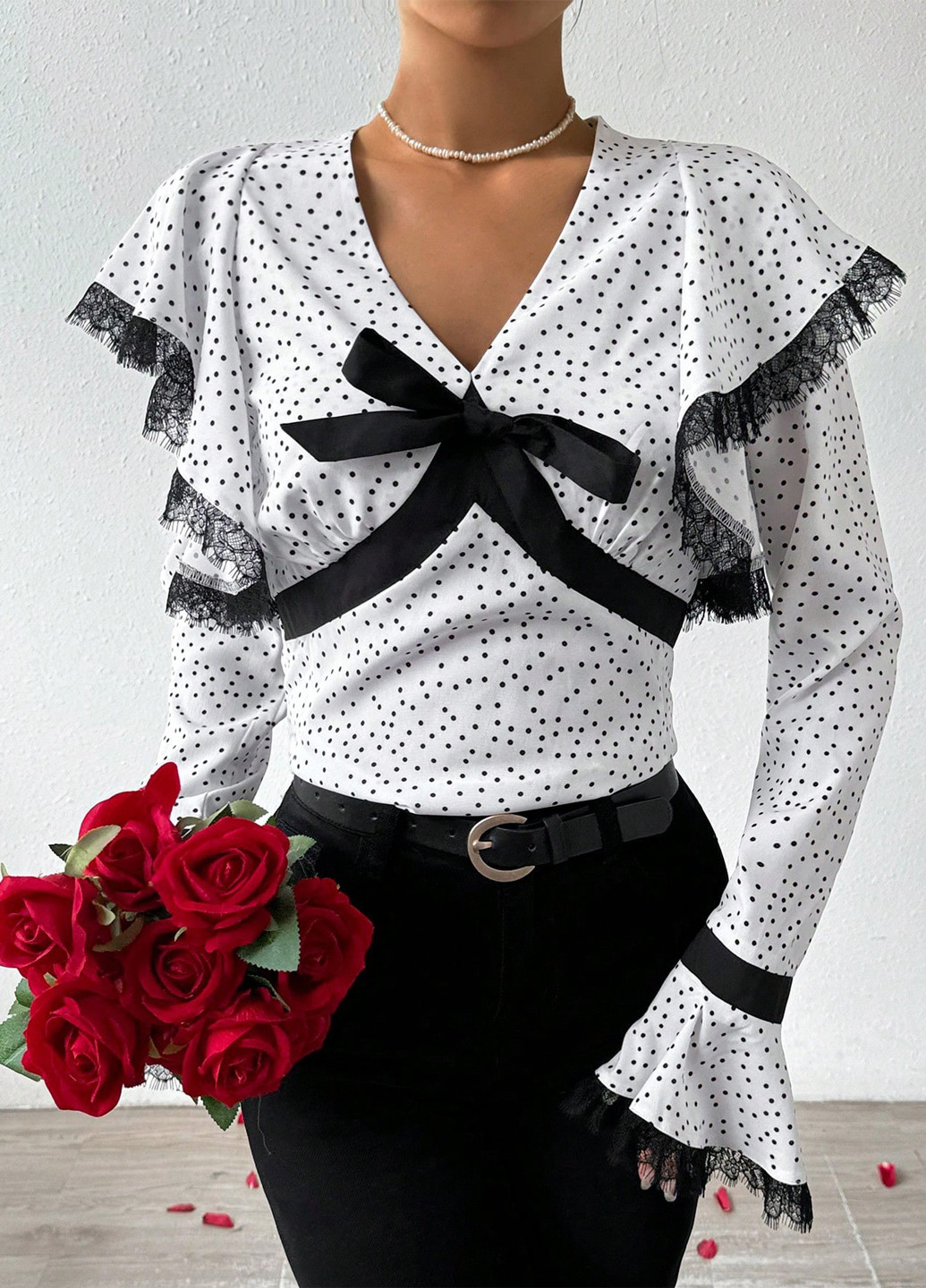 Біла блуза SHEIN