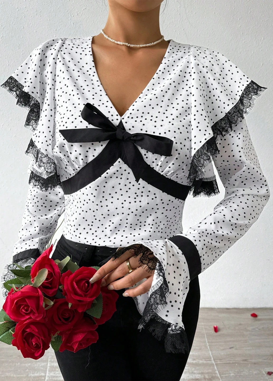Біла блуза SHEIN