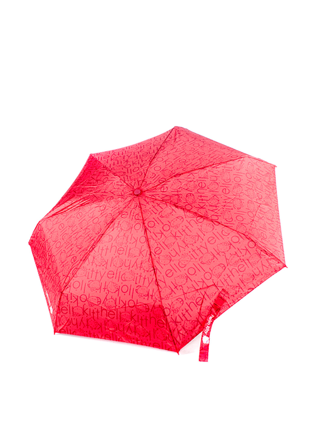 Зонт Sanrio надпись красный