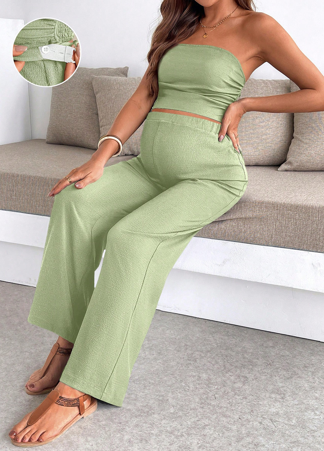 Костюм для беременных (топ, брюки) SHEIN (367018659)