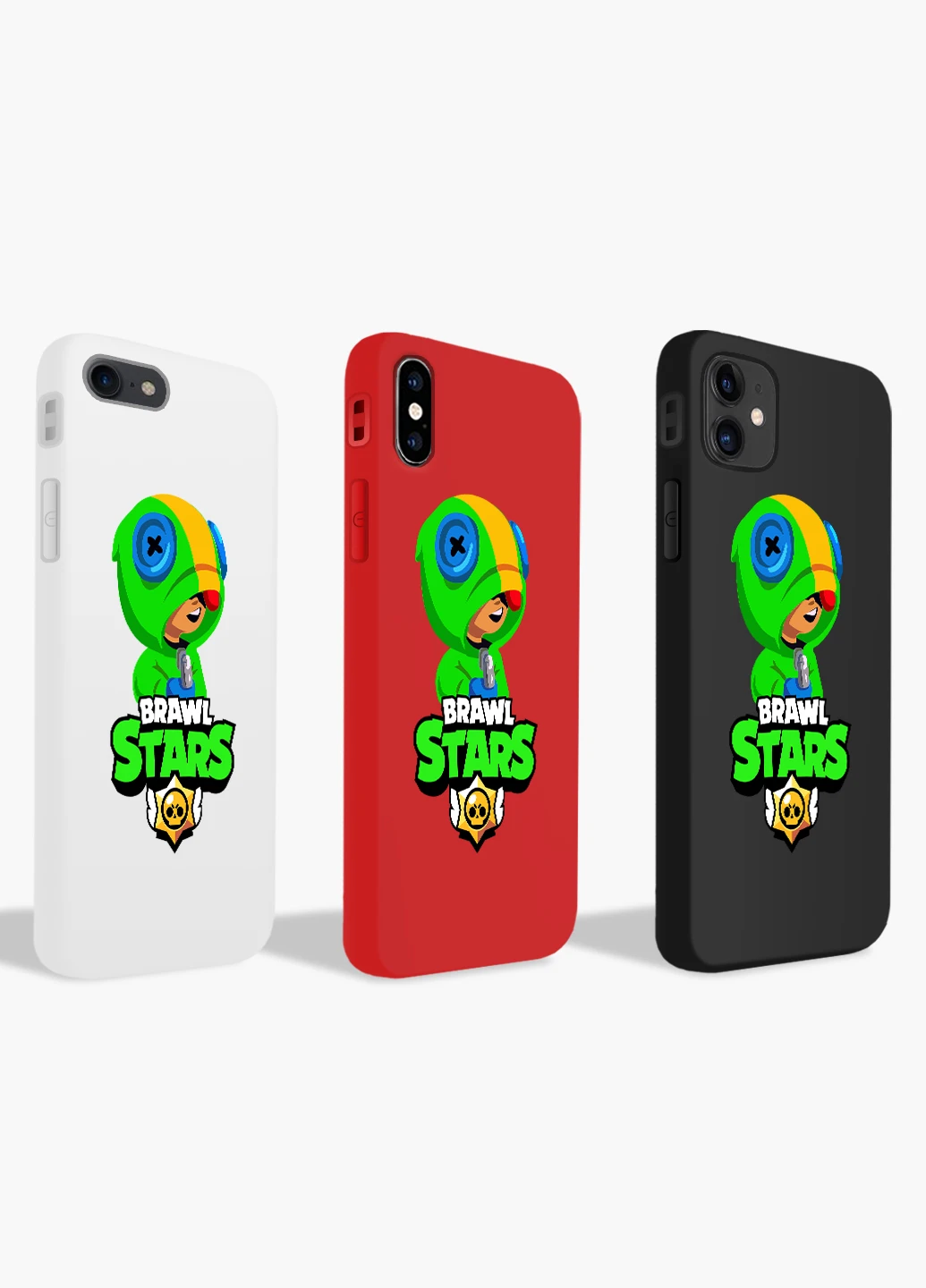 Чохол силіконовий Apple Iphone 7 plus Леон Бравл Старс (Leon Brawl Stars) (17364-1015) MobiPrint (219288216)