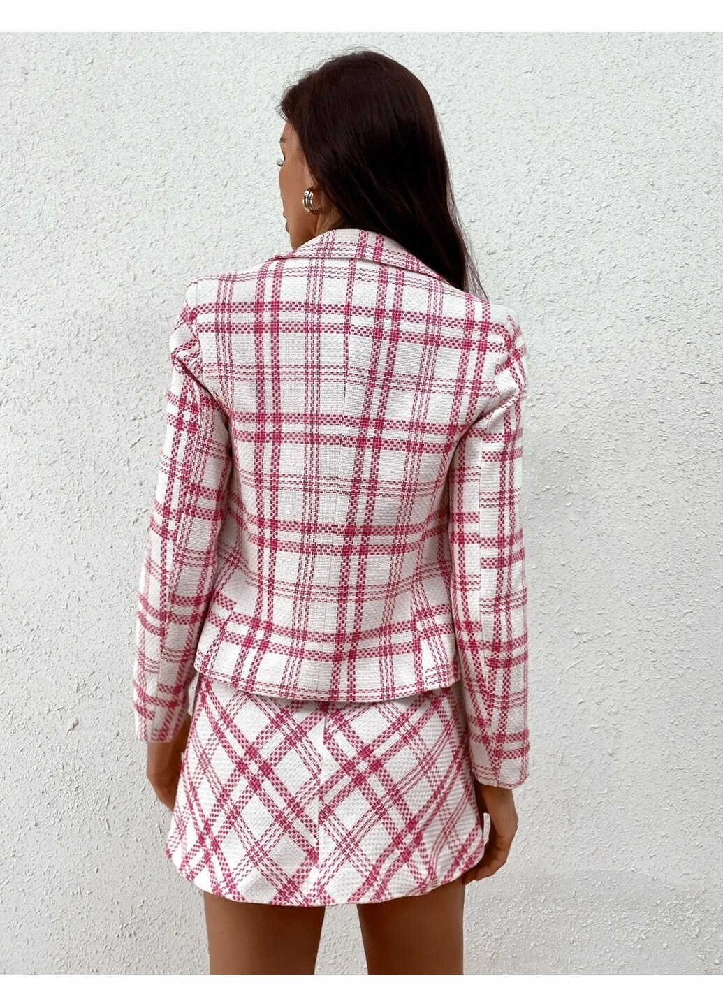 Жакет жіночий в клітку Sakura Berni Fashion 58523 (240986884)