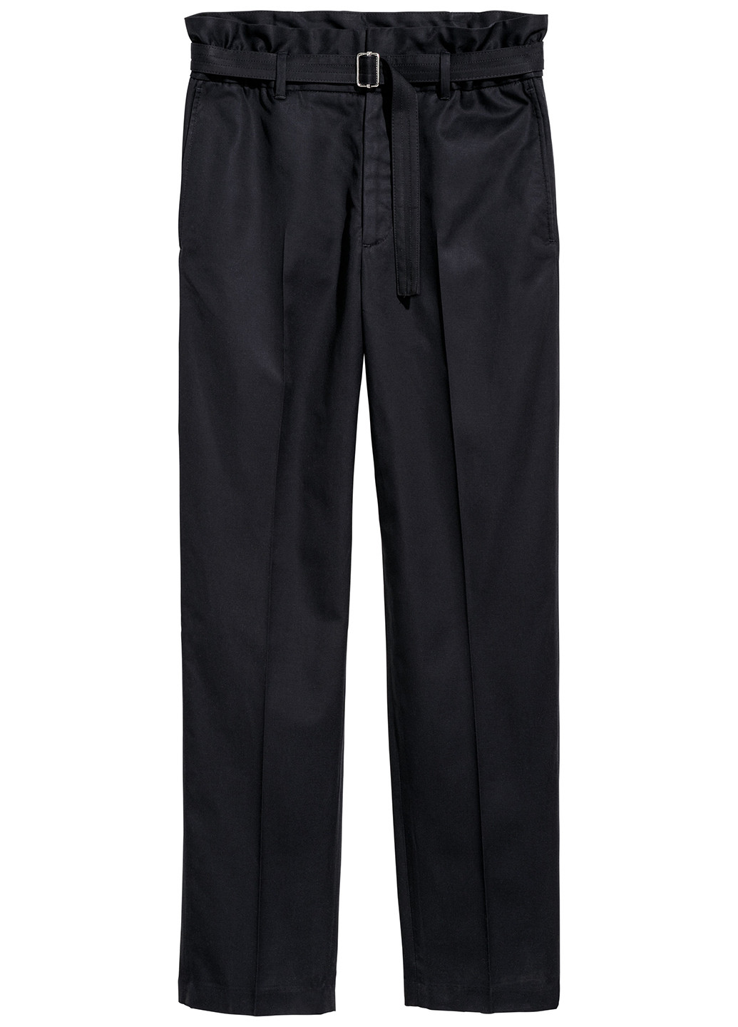 Темно-синие кэжуал демисезонные прямые брюки H&M Studio