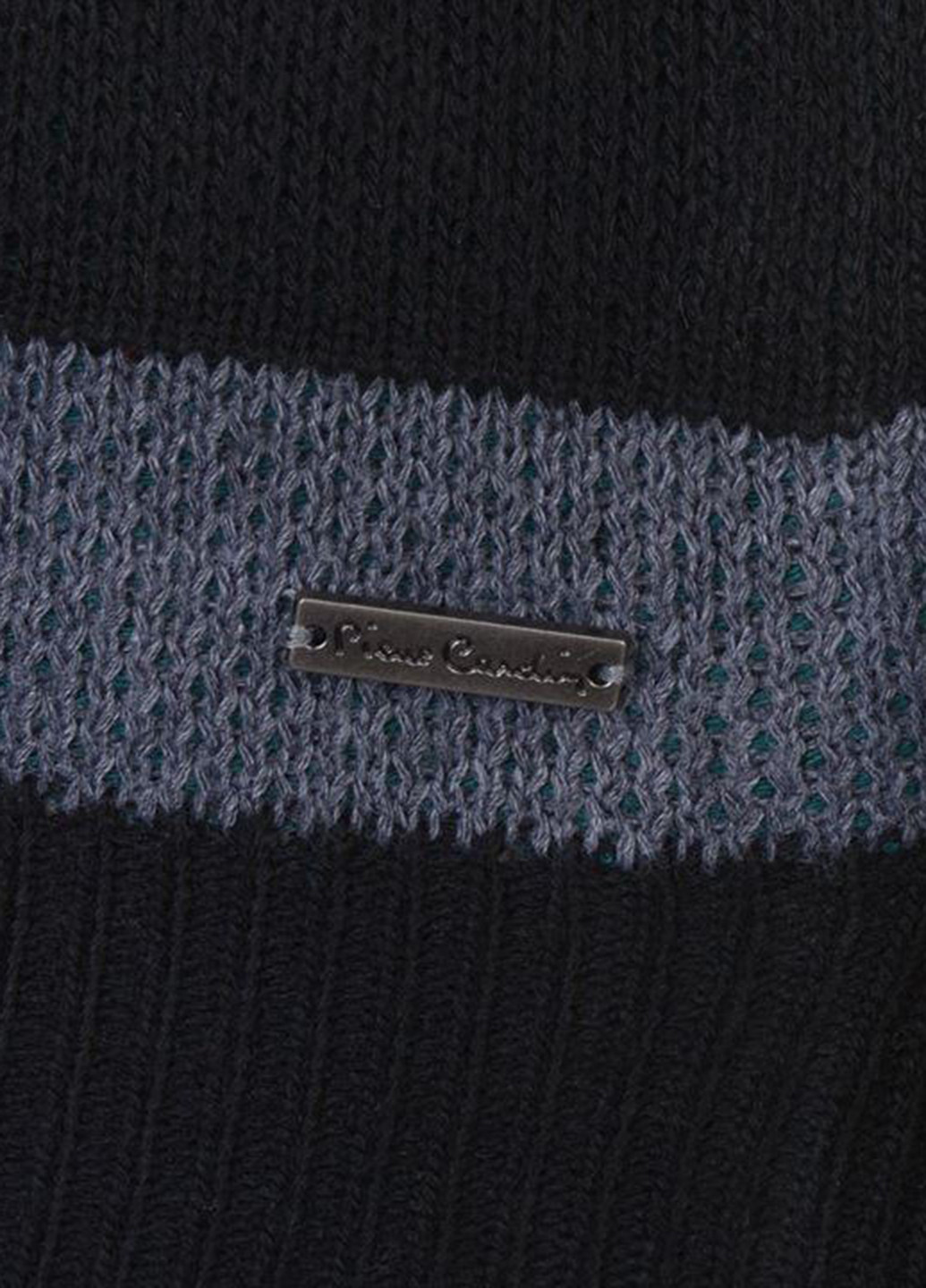 Черный демисезонный свитер Pierre Cardin