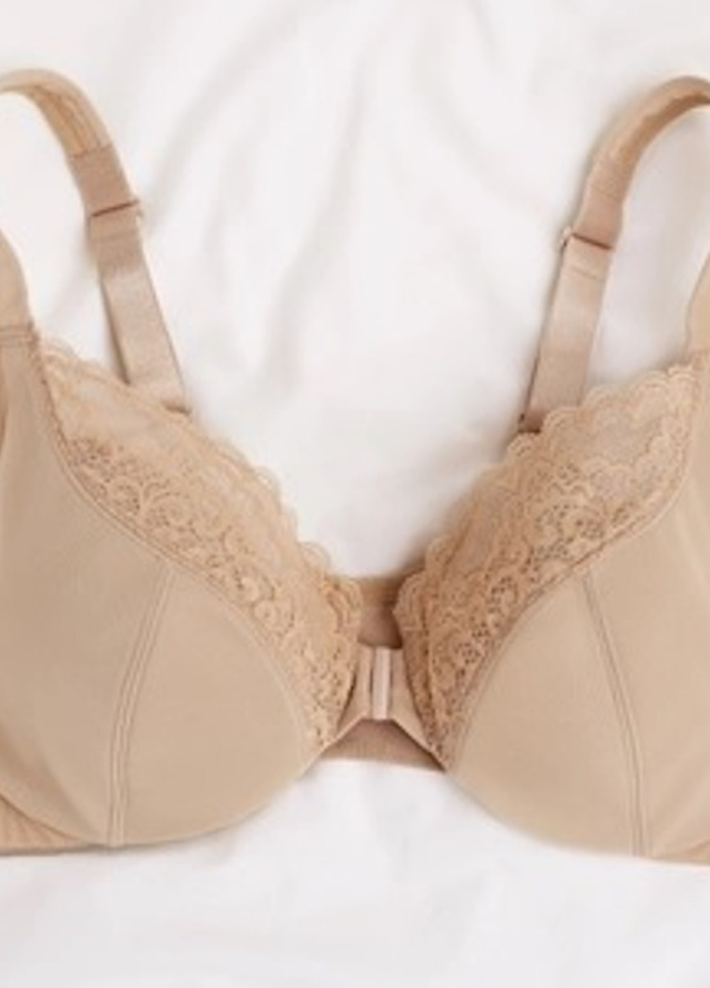 Бежевий мінімайзер бюстгальтер Playtex з кісточками нейлон