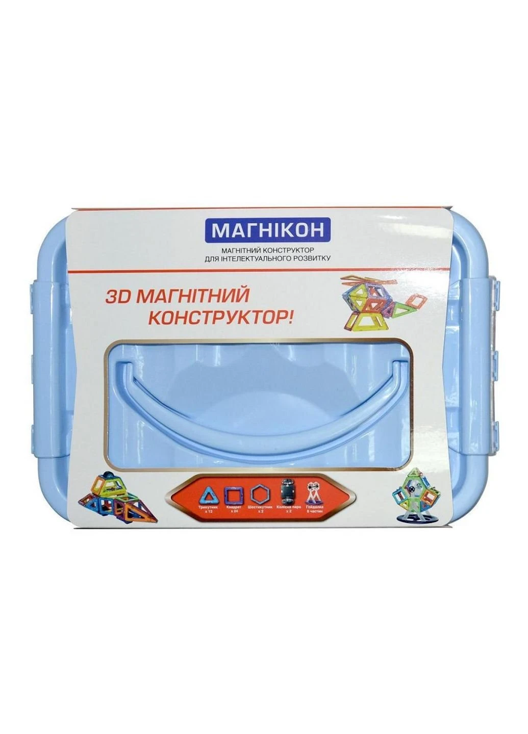 Конструктор Магнікон 48 деталей (МК-48) Магнікон (251220632)