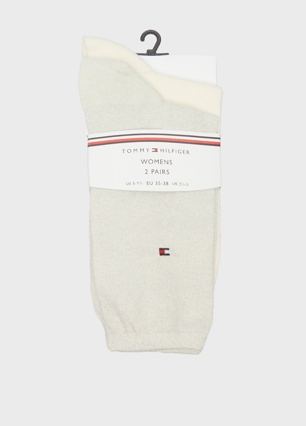 Молочні шкарпетки (2 пари) Tommy Hilfiger логотипи (347228285)
