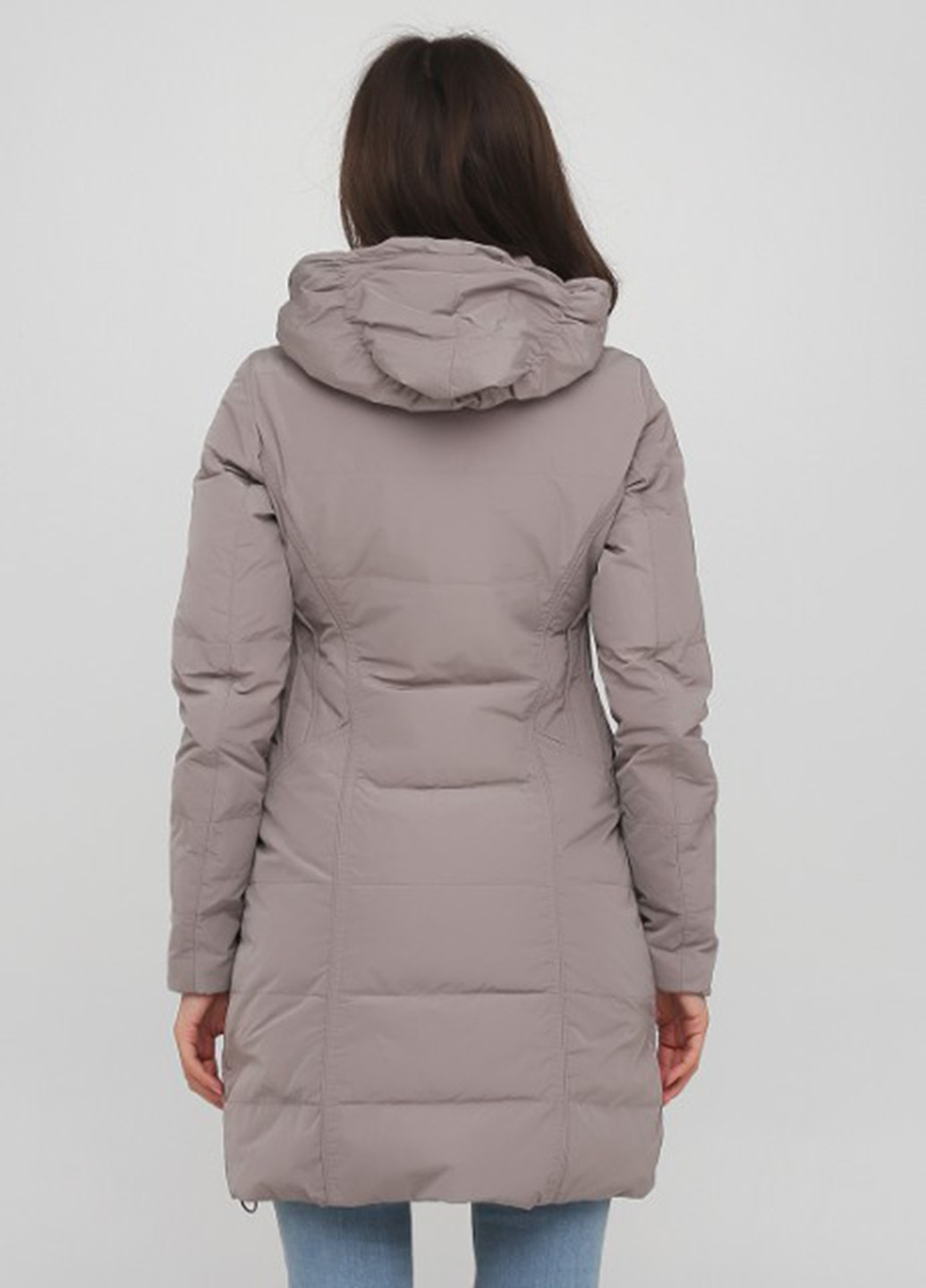 Серый демисезонный Пуховик Trussardi Jeans