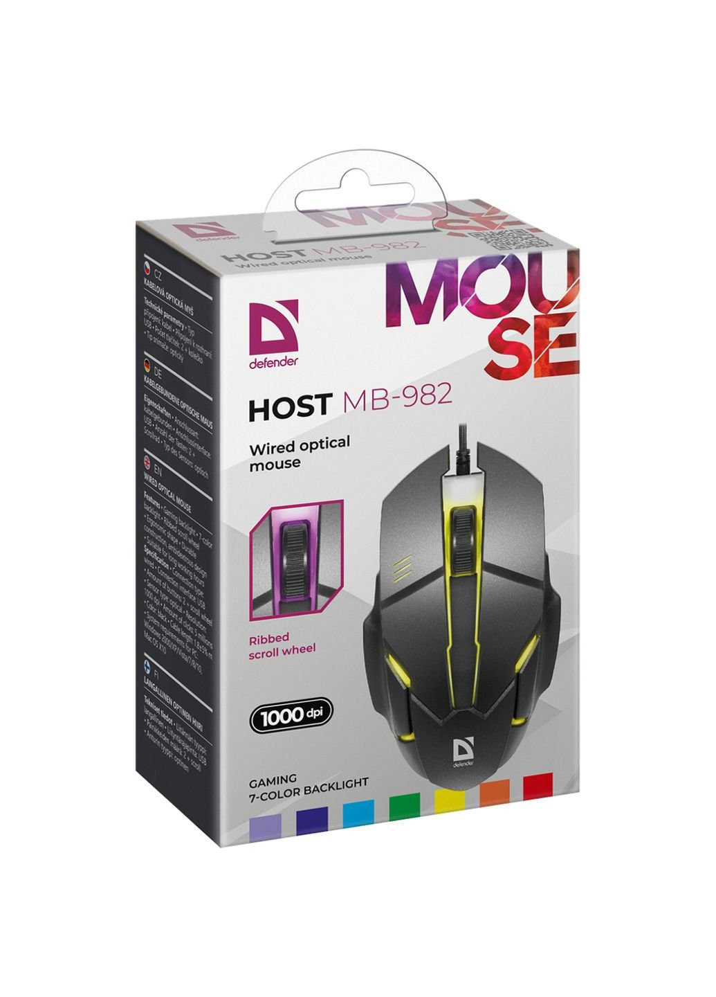 Мышка Host MB-982 USB Black (52982) Defender (252634229)