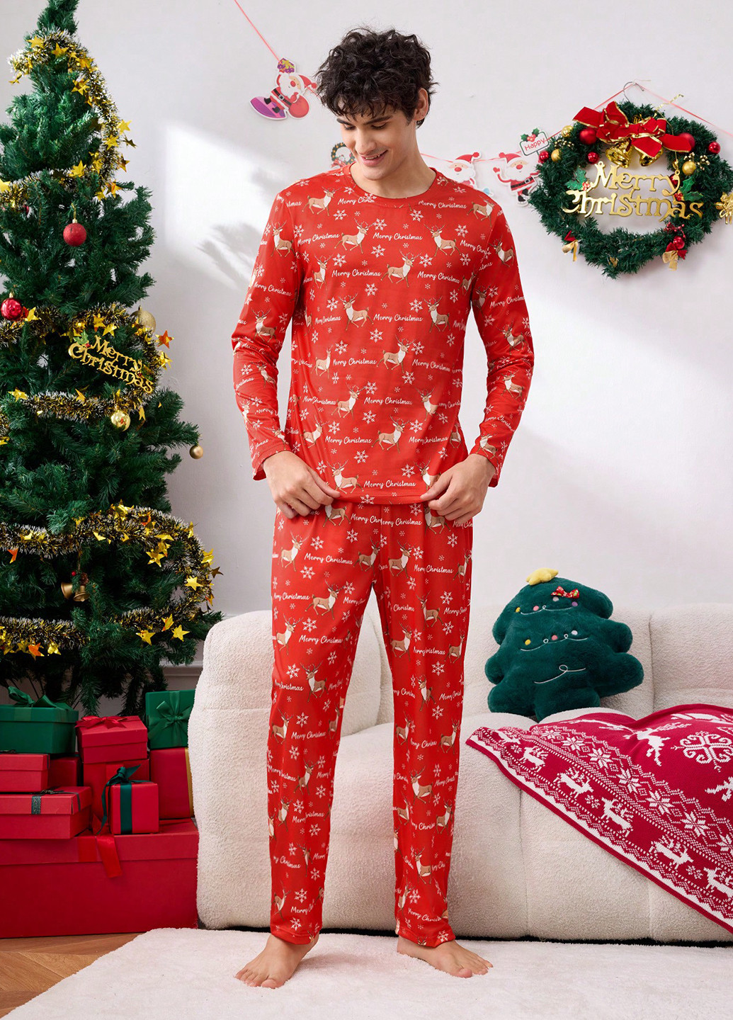 Піжама (лонгслів, штани) SHEIN (341285683)