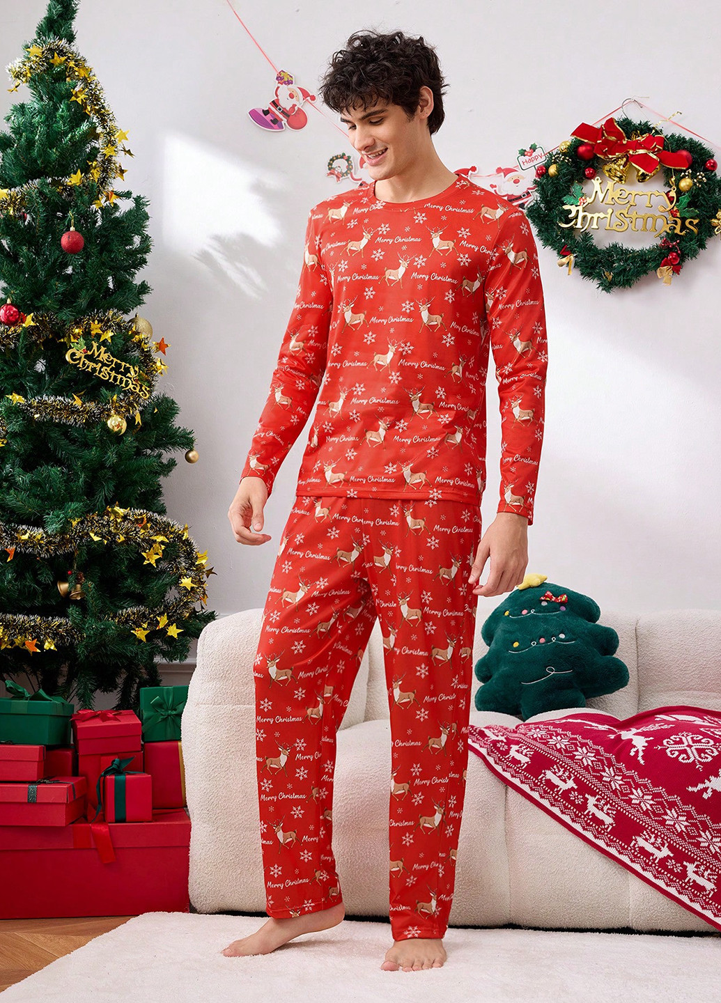 Піжама (лонгслів, штани) SHEIN (341285683)