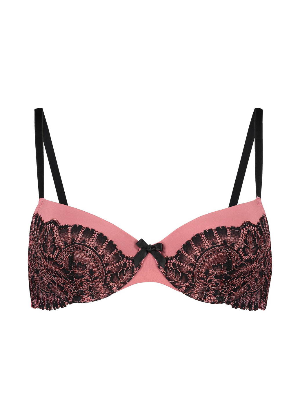 Пудровый балконет бюстгальтер Hunkemoller с косточками полиамид