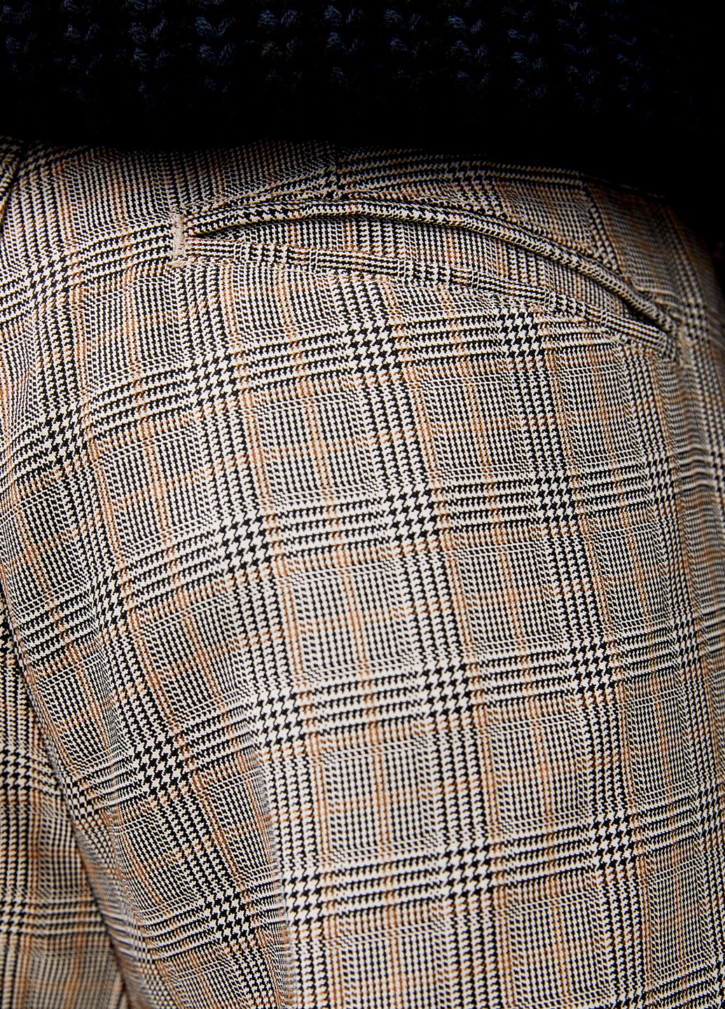 Серые кэжуал демисезонные прямые, укороченные брюки Pull & Bear