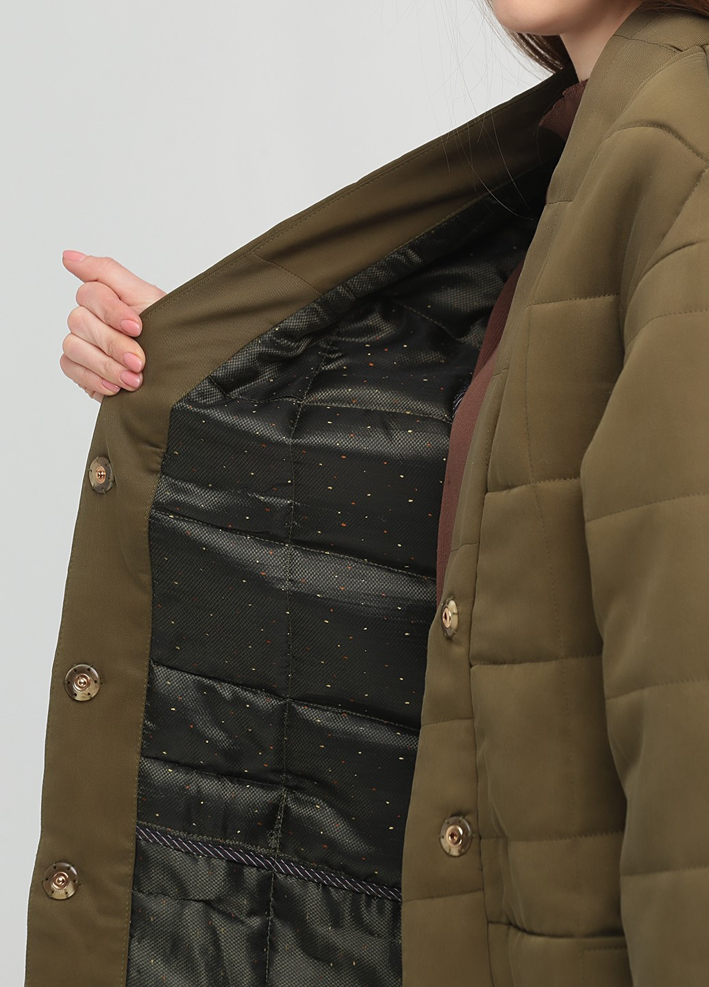 Оливковая демисезонная куртка MiNiMax