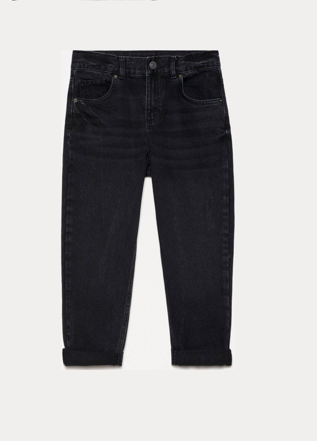 Черные демисезонные джинсы Sisley