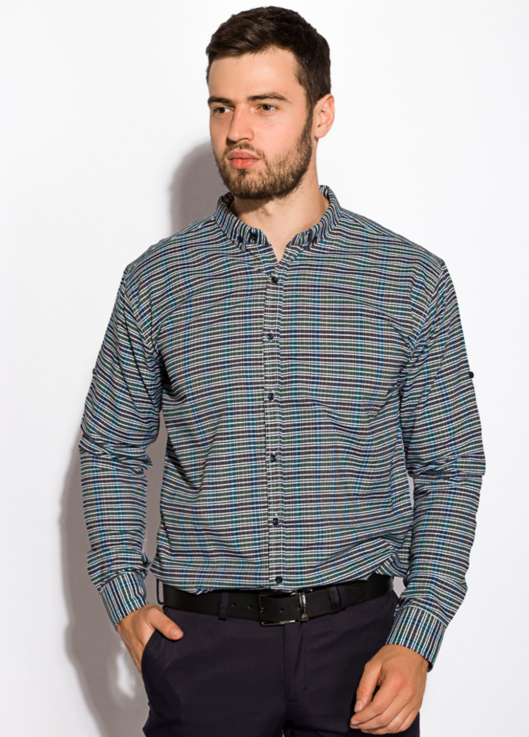 Цветная кэжуал рубашка в клетку Time of Style