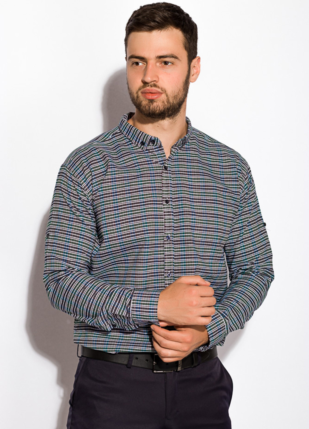 Цветная кэжуал рубашка в клетку Time of Style