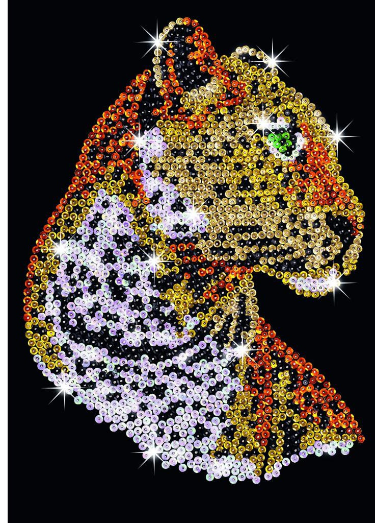 Набор для творчества BLUE Leopard (SA1208) Sequin Art (202365791)
