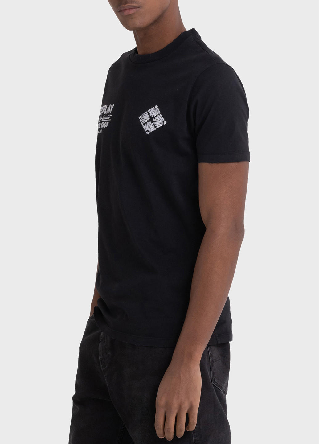 Черная футболка Replay