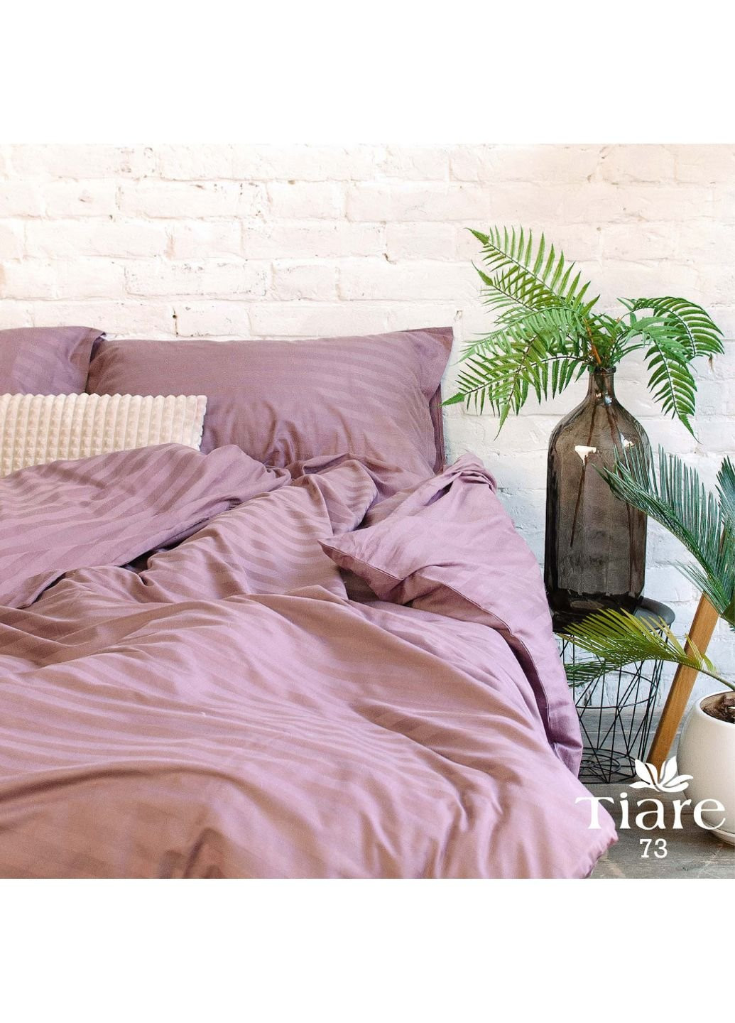 Постільна білизна 73 Сатин Страйп Кольоровий (73_Stripe_sm) Tiare (254072868)