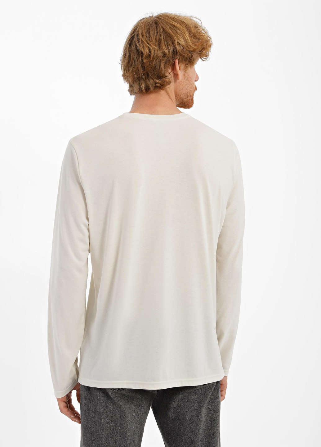 Лонгслів Skechers LT23 GYSL логотип світло-сірий кежуали, спортивні бавовна