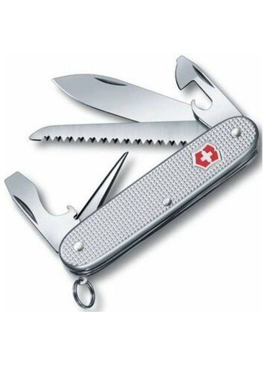 Нож Victorinox farmer 93мм/9функ/рифл.сереб /кернер/пила (237942759)