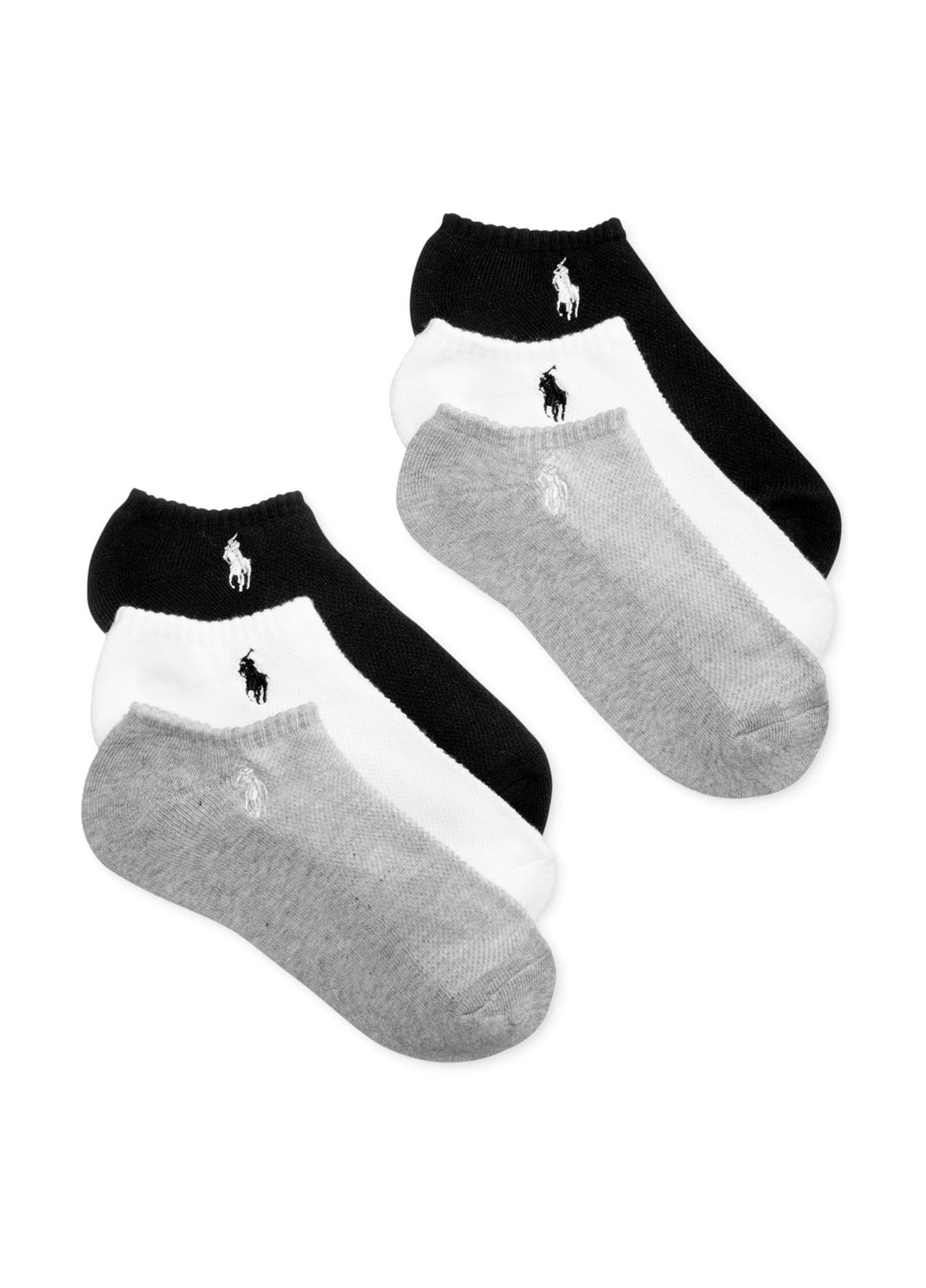 Комбинированные носки (6 пар) Ralph Lauren однотонные (361088427)