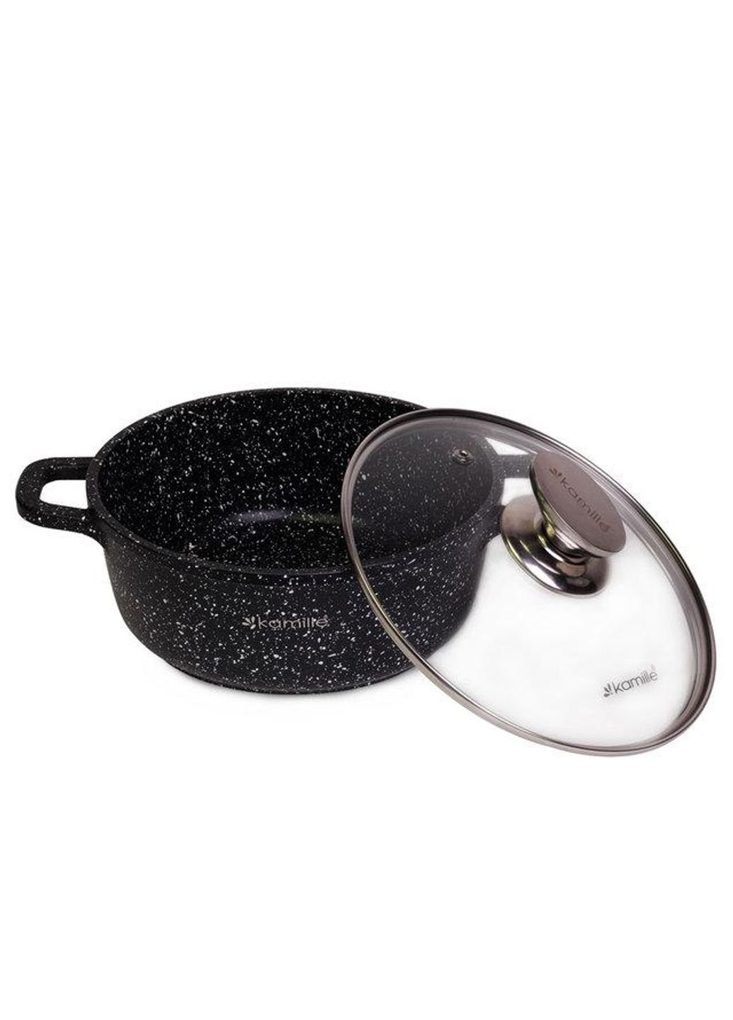 Каструля із литого алюмінію з антипригарним покриттям 2.3 л KM-4404 Kamille (253627711)