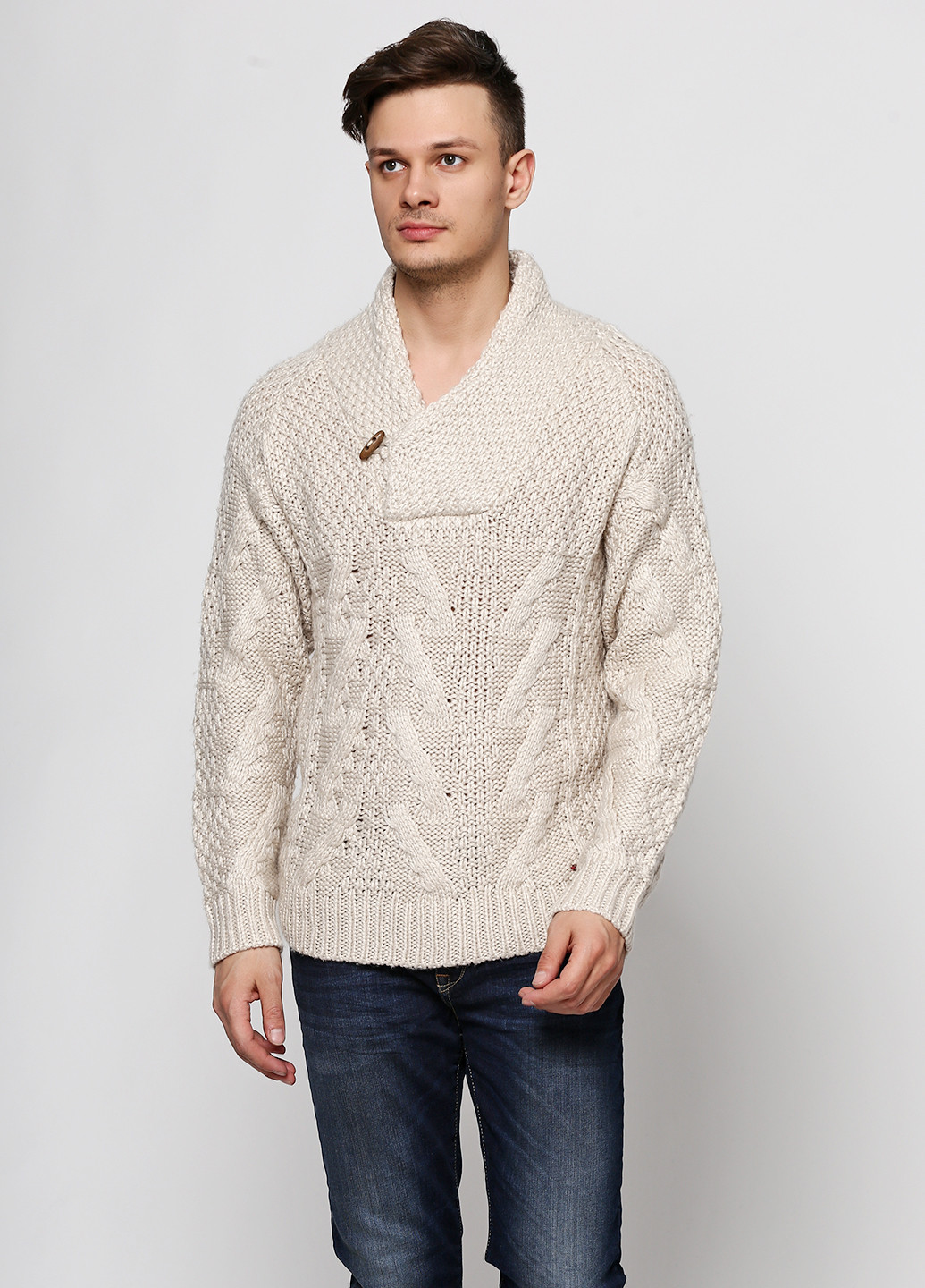 Светло-бежевый демисезонный свитер Paul Martin's