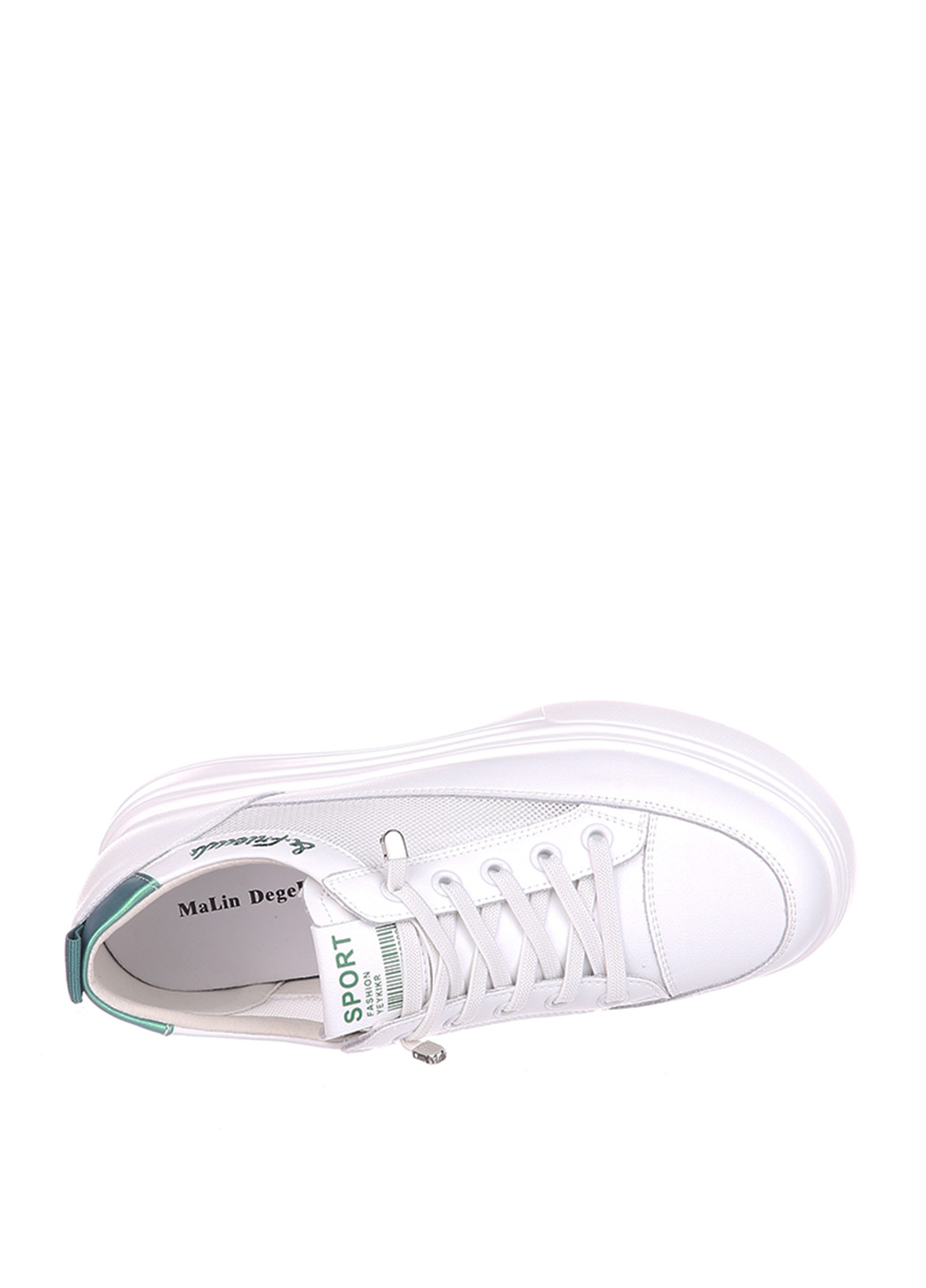 Белые демисезонные кроссовки Malin