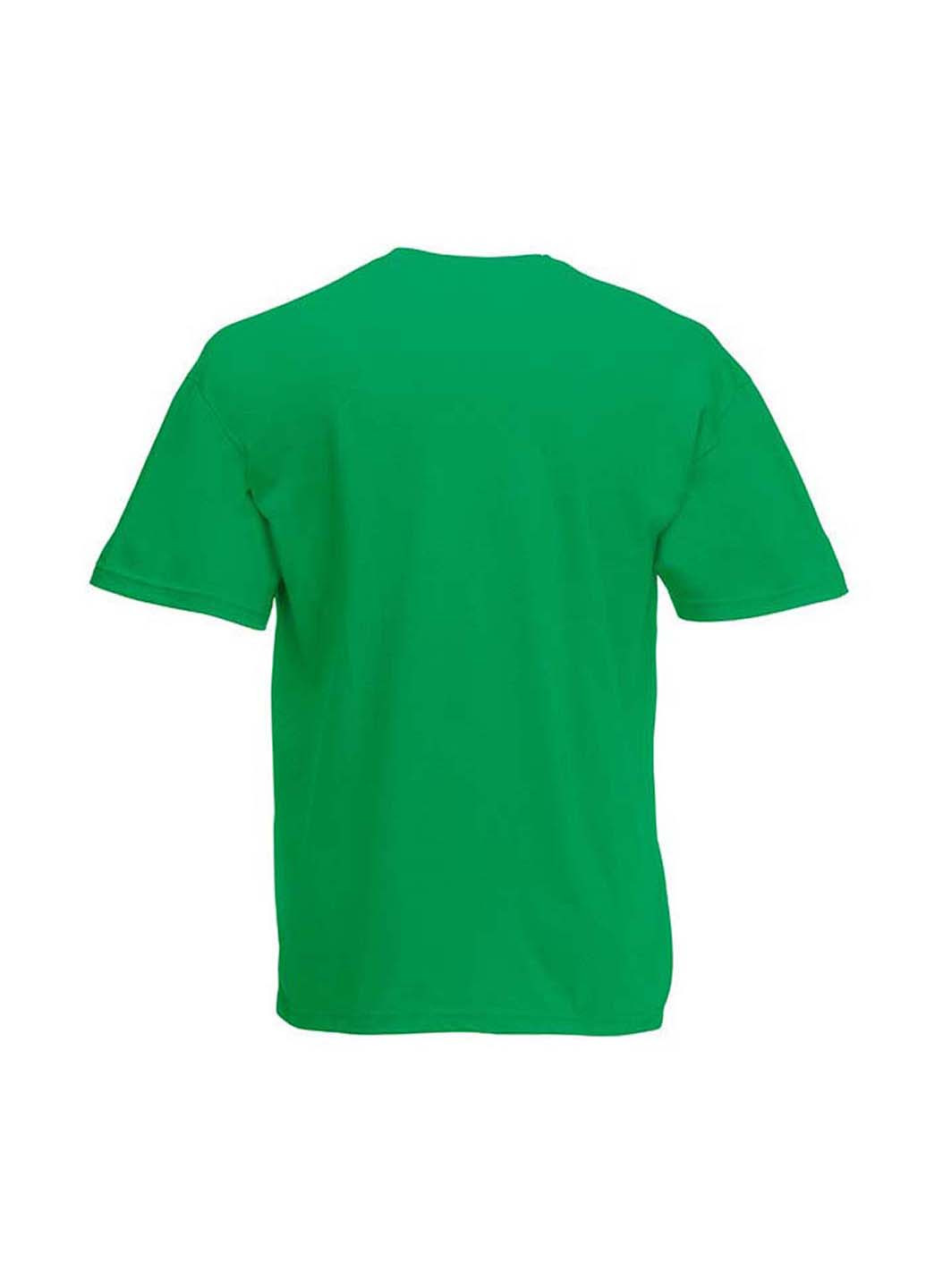 Зелена демісезонна футболка Fruit of the Loom 61019047164