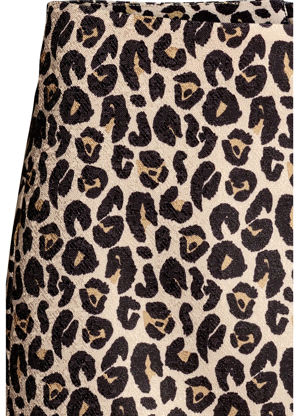 Разноцветная кэжуал леопардовая юбка H&M