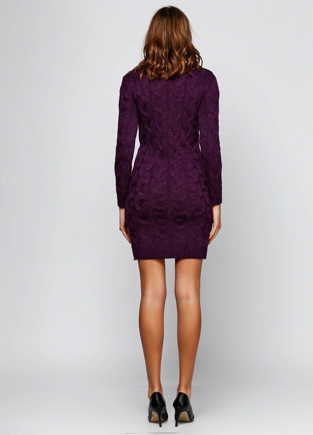 Фиолетовое кэжуал платье R&G