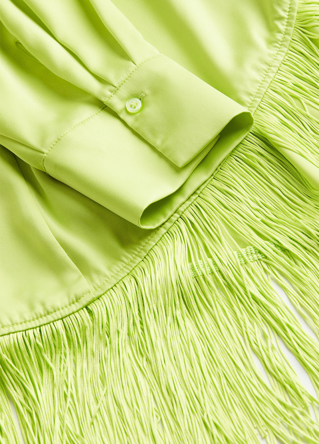 Салатова вечірня сукня на запах H&M однотонна