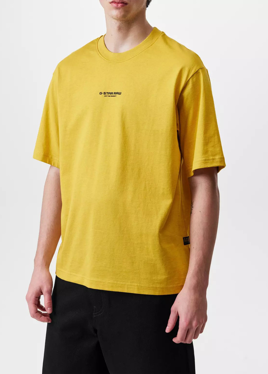 Жовта футболка G-Star Raw