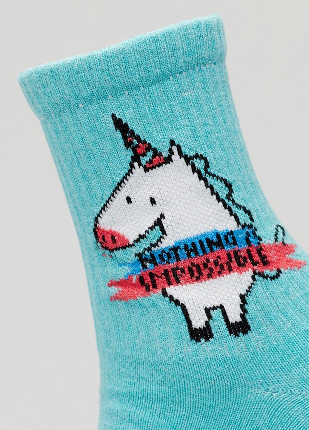 Шкарпетки Єдиноріг блакитний Rock'n'socks (192307946)