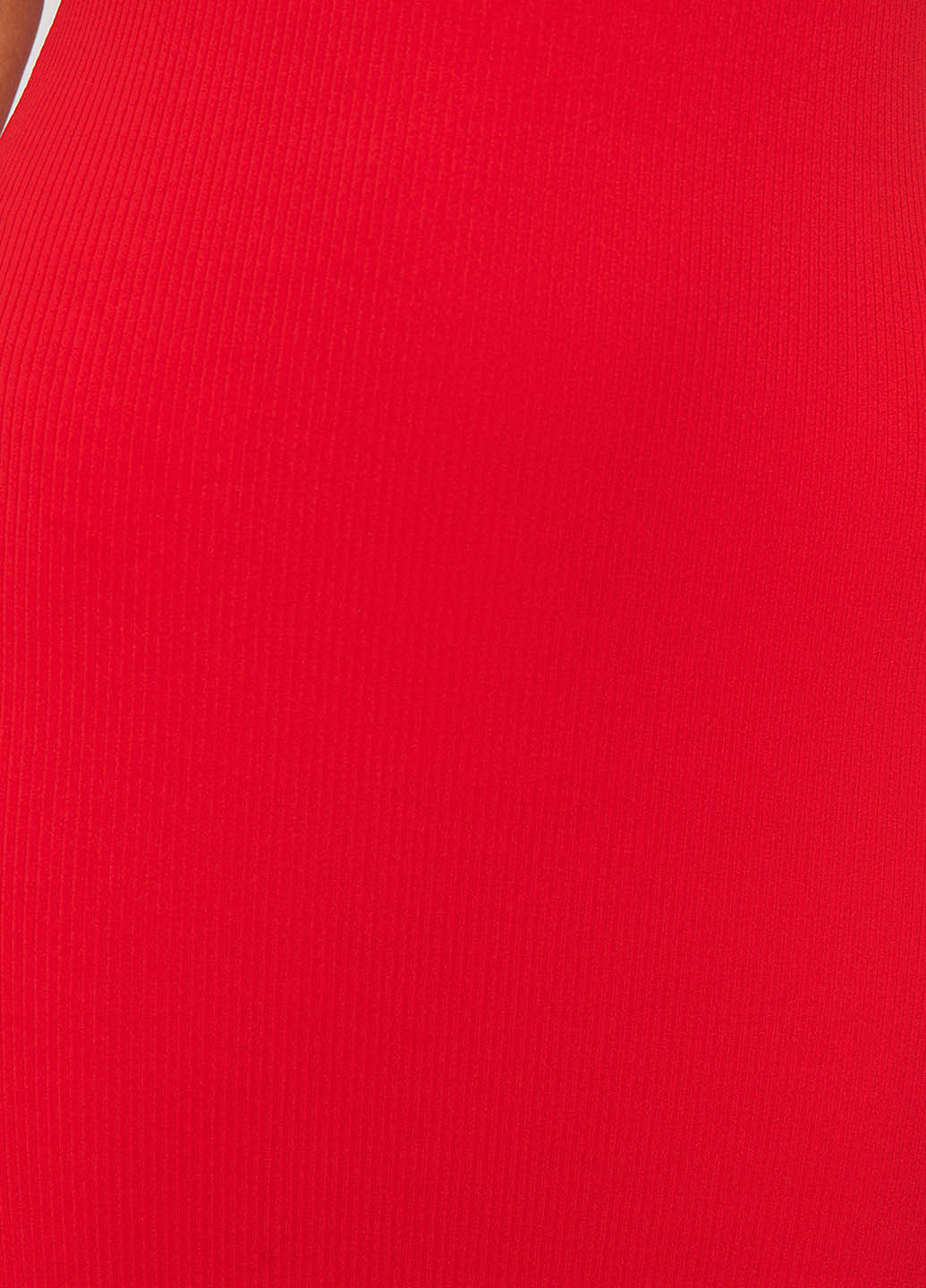 Красное кэжуал платье платье-майка Trendyol однотонное