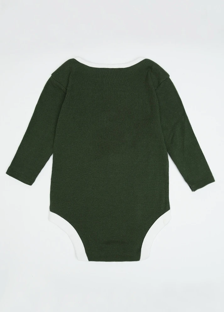 Боди детские зеленые Let's Shop (252439146)
