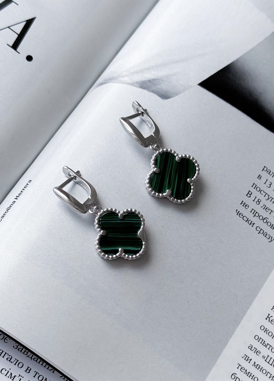 Сережки Silver Flame (295365800)