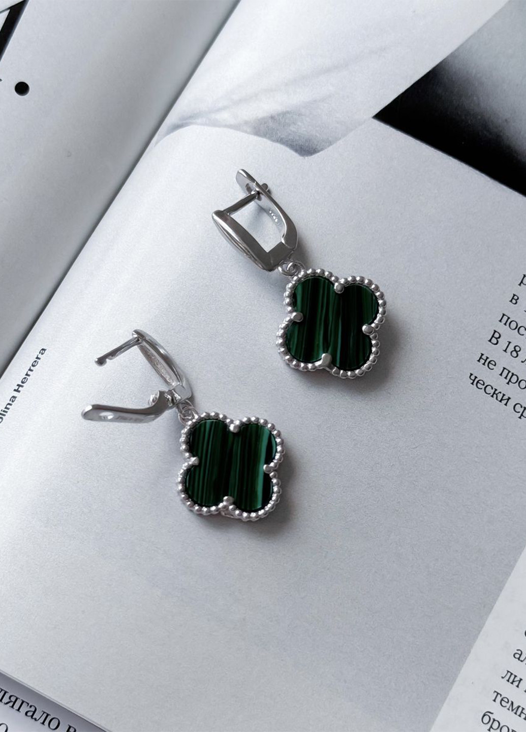 Сережки Silver Flame (295365800)