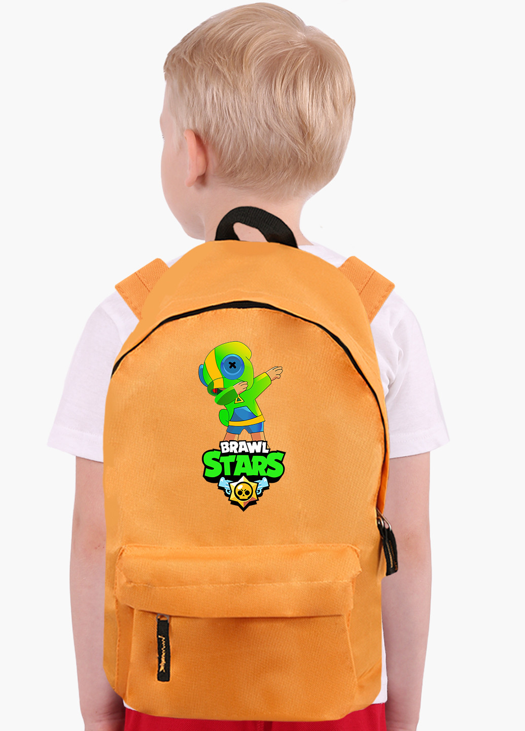 Детский рюкзак Зеленый Леон Бравл Старс (Green Leon Brawl Stars) (9263-1705) MobiPrint (217075375)